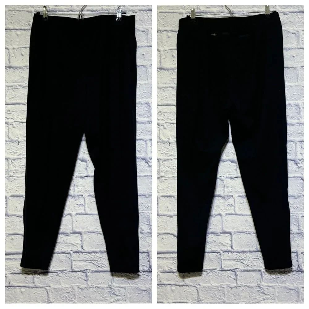 Old navy power soft slim go dry jogger zip ankle black
